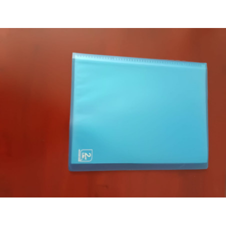 Porte-vue bleu