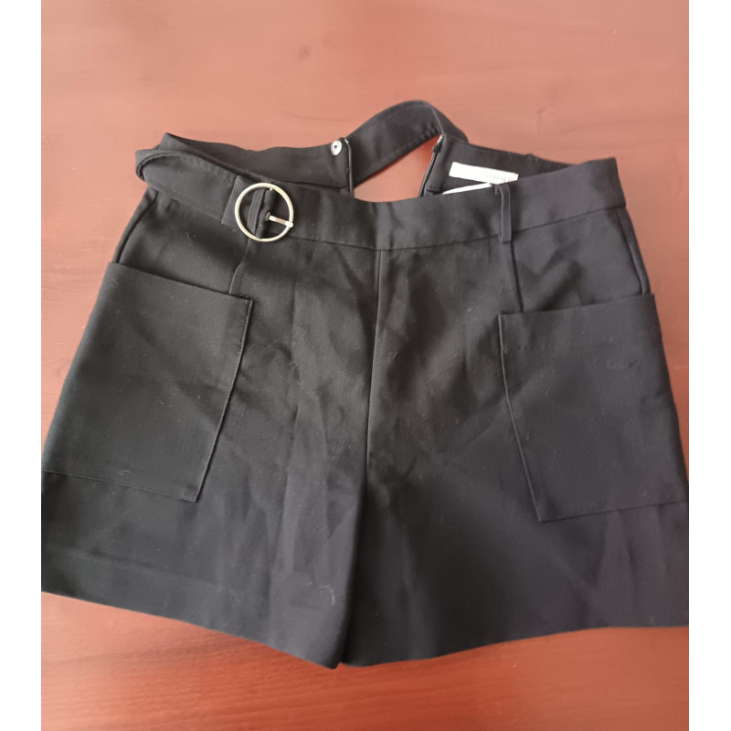 short noir ceinture 38