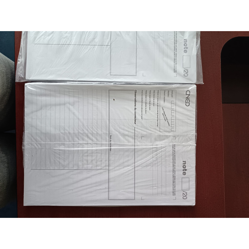 feuilles examen