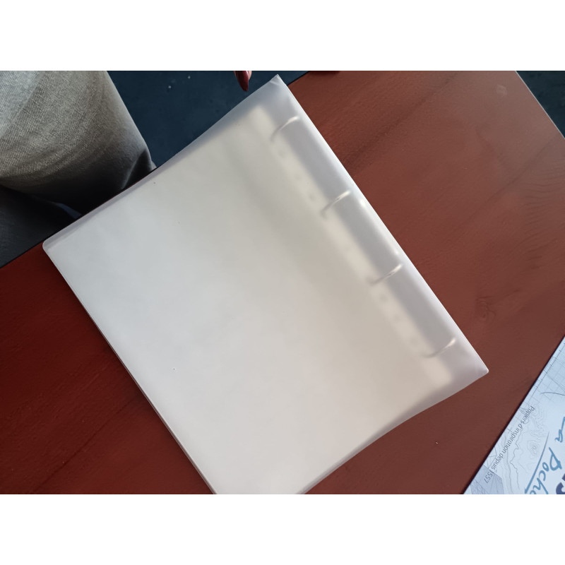 classeur transparent + feuilles